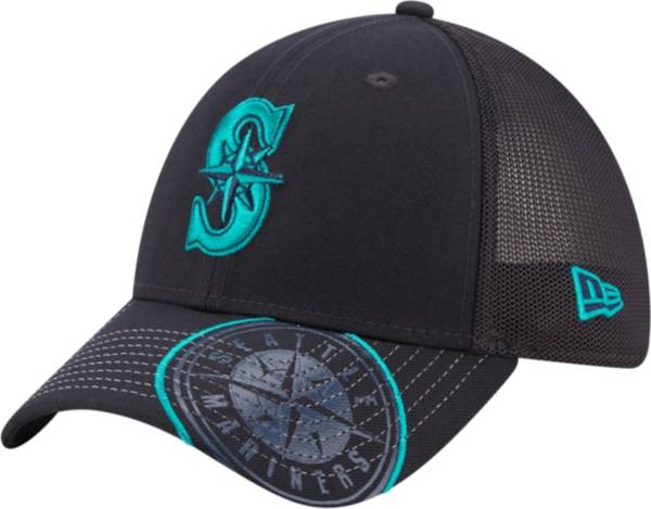 New Era Youth Seattle Mariners Navy 39Thirty Stretch Fit Hat