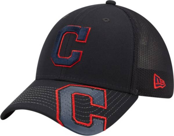 New Era Youth Cleveland Indians Navy 39Thirty Stretch Fit Hat product image