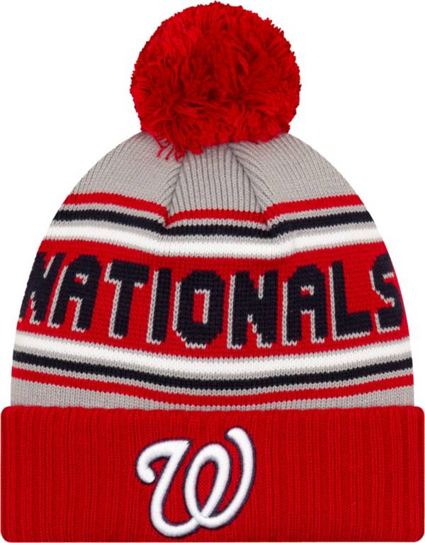 New Era Youth Washington Nationals Red Cheer Knit Hat