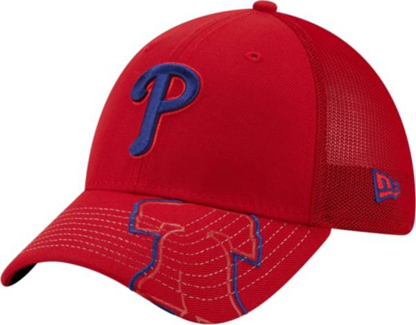 New Era Youth Philadelphia Phillies Red 39Thirty Stretch Fit Hat