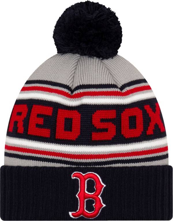 New Era Youth Boston Red Sox Navy Cheer Knit Hat