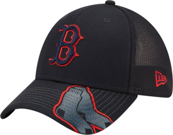 New Era Youth Boston Red Sox Navy 39Thirty Stretch Fit Hat