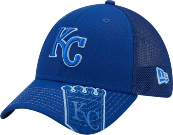 New Era Youth Kansas City Royals Blue 39Thirty Stretch Fit Hat