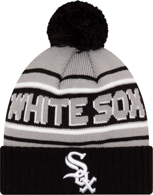 New Era Youth Chicago White Sox Black Cheer Knit Hat