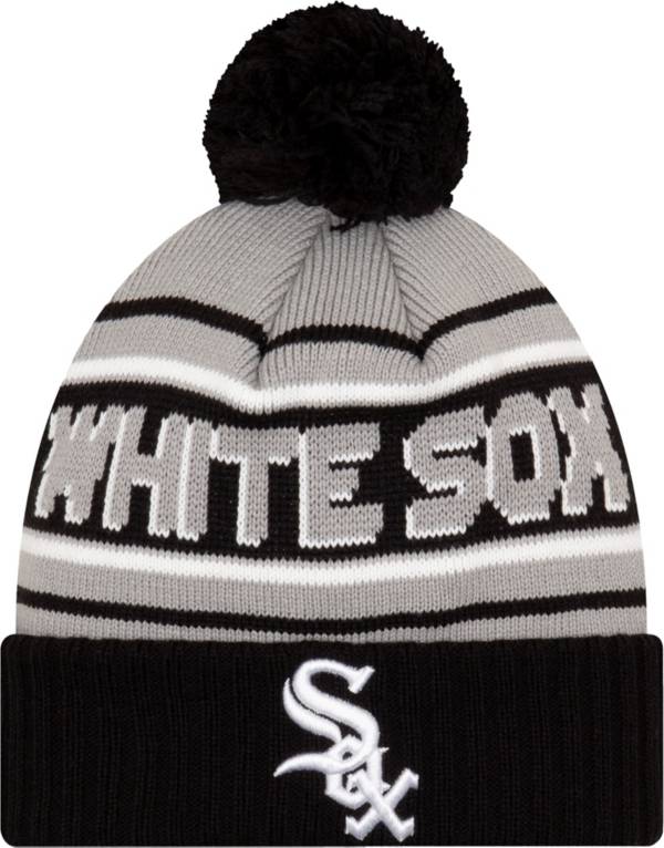 New Era Youth Chicago White Sox Black Cheer Knit Hat product image
