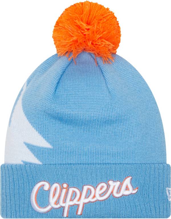 New Era Youth 2021-22 City Edition Los Angeles Clippers Blue Knit Hat product image