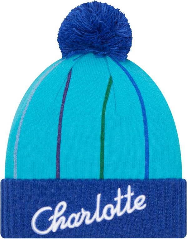 New Era Youth 2021-22 City Edition Charlotte Hornets Turquoise Knit Hat product image
