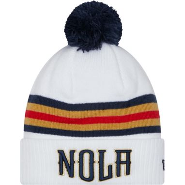 sorry, New Era Youth 2021-22 City Edition New Orleans Pelicans White Knit Hat is currently out of stock