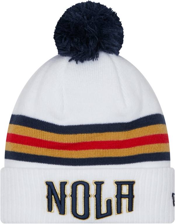 New Era Youth 2021-22 City Edition New Orleans Pelicans White Knit Hat product image