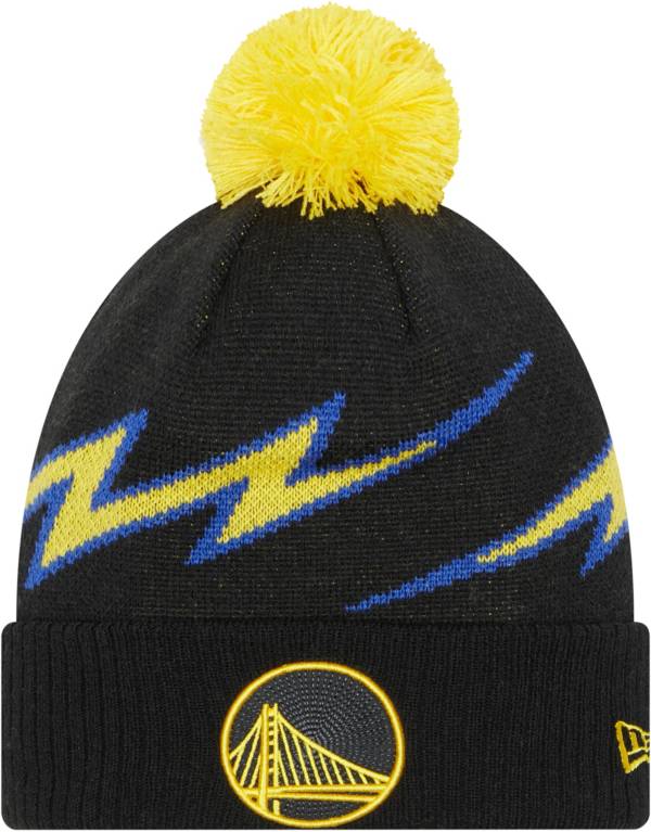 New Era Youth 2021-22 City Edition Golden State Warriors Blue Knit Hat product image