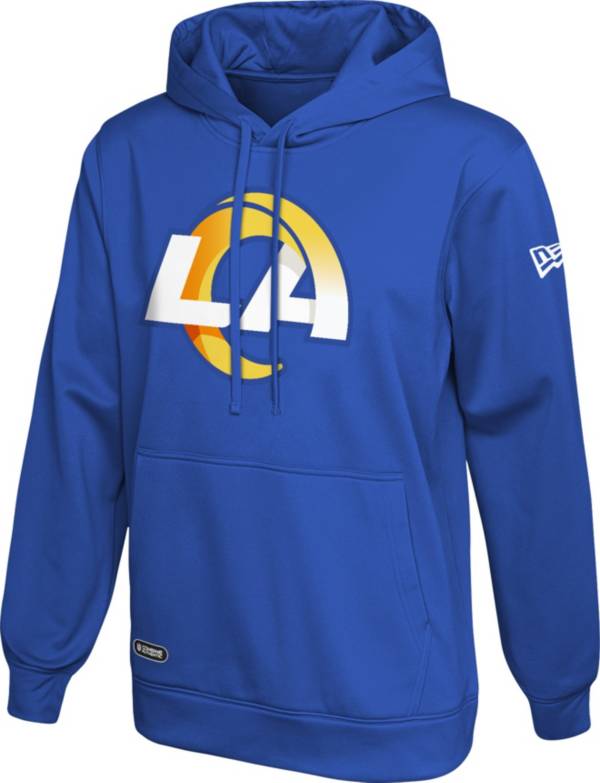 New Era Men's Los Angeles Rams Combine Stadium Blue Hoodie