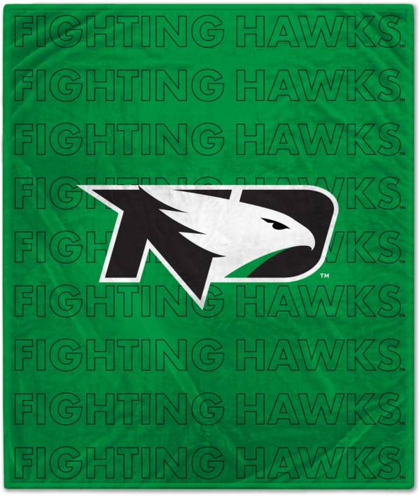 Pegasus Sports North Dakota Fighting Hawks 60'' x 70'' Echo Wordmark Blanket product image