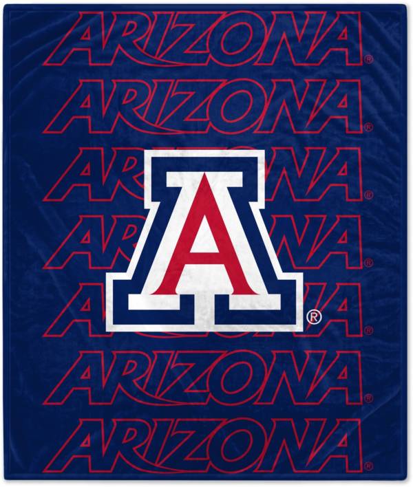 Pegasus Sports Arizona Wildcats 60'' x 70'' Echo Wordmark Blanket