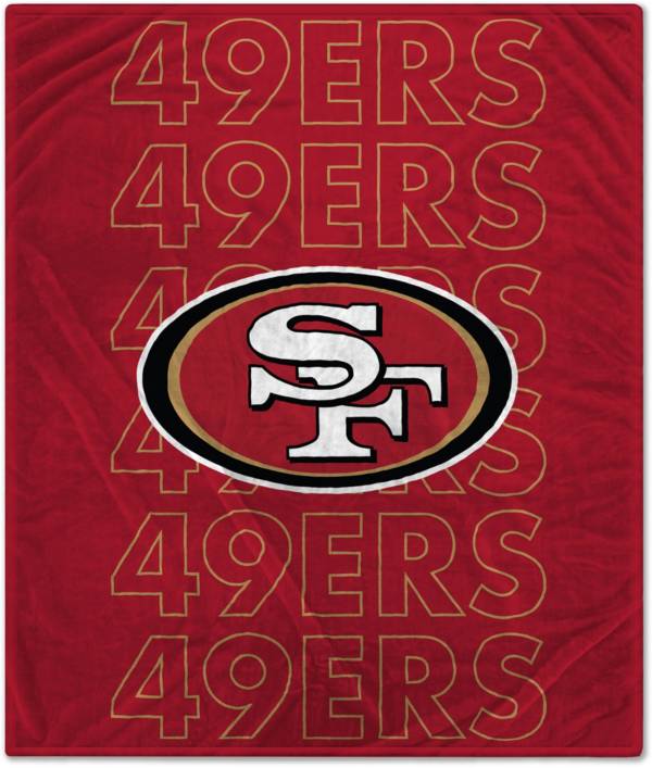 Pegasus Sports San Francisco 49ers 60'' x 70'' Echo Wordmark Blanket product image