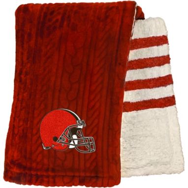 sorry, Pegasus Sports Cleveland Browns 60'' x 70'' Embossed Sherpa Stripe Throw Blanket is currently out of stock