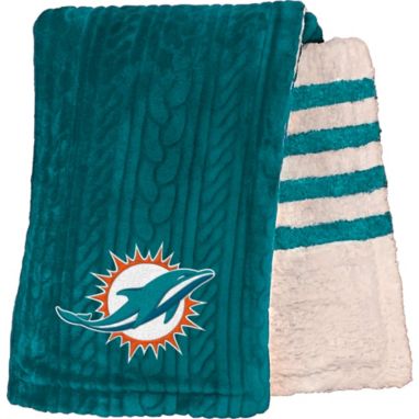 sorry, Pegasus Sports Miami Dolphins 60'' x 70'' Embossed Sherpa Stripe Throw Blanket is currently out of stock