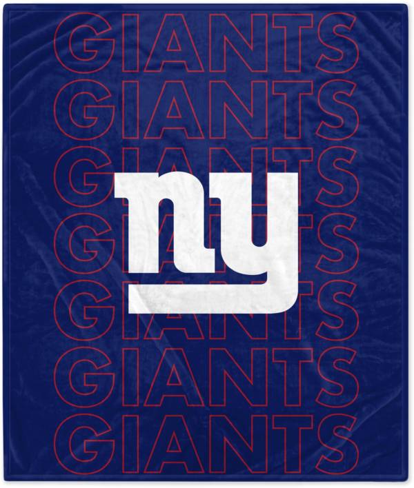 Pegasus Sports New York Giants 60'' x 70'' Echo Wordmark Blanket product image