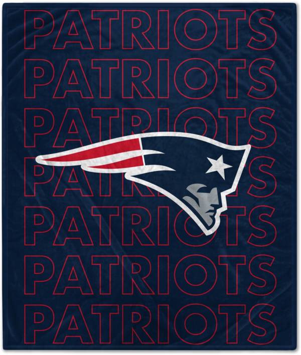 Pegasus Sports New England Patriots 60'' x 70'' Echo Wordmark Blanket product image