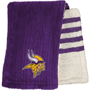 sorry, Pegasus Sports Minnesota Vikings 60'' x 70'' Embossed Sherpa Stripe Throw Blanket is currently out of stock