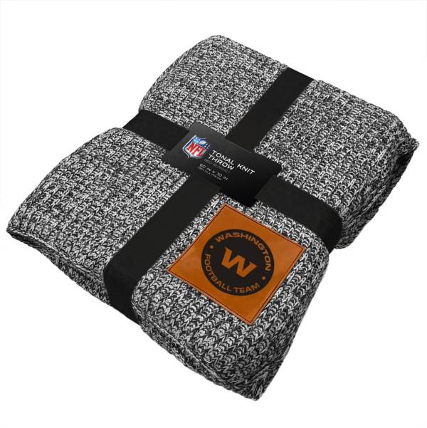 Pegasus Sports Washington Football Team 60'' x 70'' Cable Knit Blanket