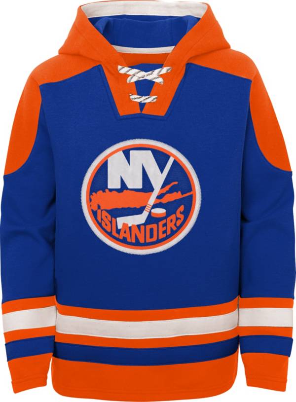 NHL Youth New York Islanders Ageless Blue Pullover Hoodie