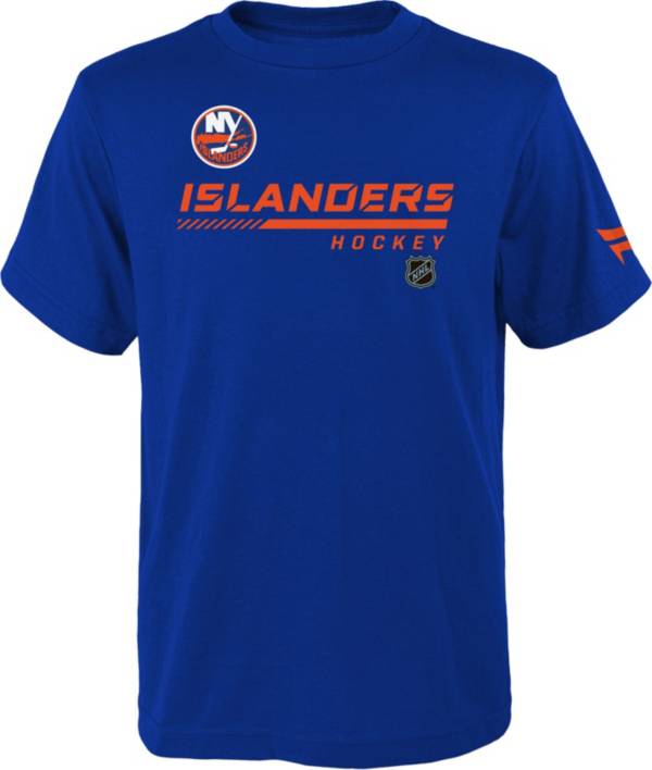 NHL Youth New York Islanders Authentic Pro Blue T-Shirt