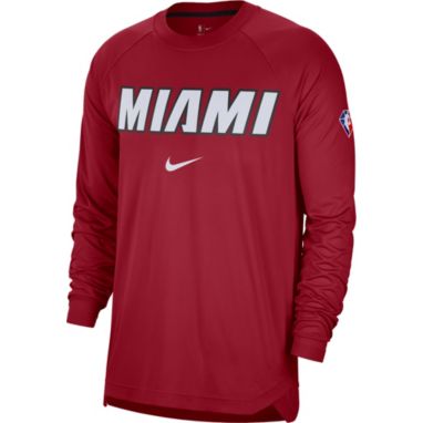 sorry, Nike Adult Miami Heat Red Long Sleeve Pre-Game Crewneck is currently out of stock