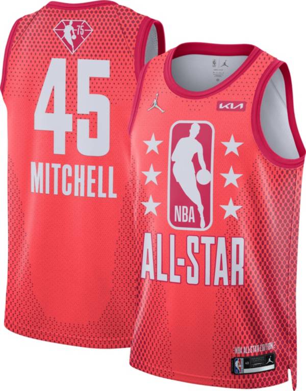 Jordan Adult 2022 NBA All-Star Game Donovan Mitchell #45 Red Dri-FIT Swingman Jersey