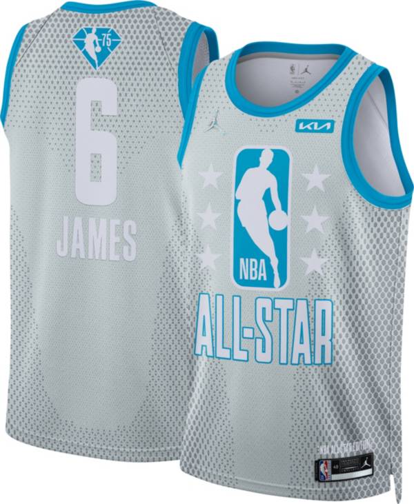 Jordan Adult 2022 NBA All-Star Game LeBron James #6 Gray Dri-FIT Swingman Jersey