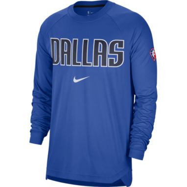 sorry, Nike Adult Dallas Mavericks Blue Long Sleeve Pre-Game Crewneck is currently out of stock
