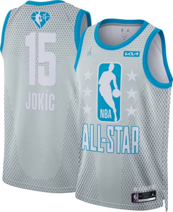 Jordan Adult 2022 NBA All-Star Game Nikola Jokic #15 Gray Dri-FIT Swingman Jersey