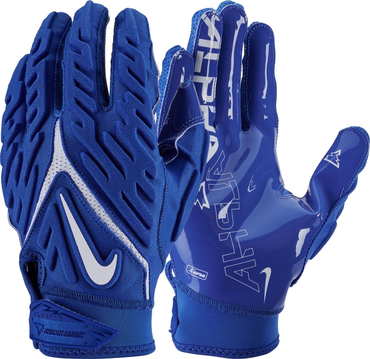 Nike padded football gloves hotsell