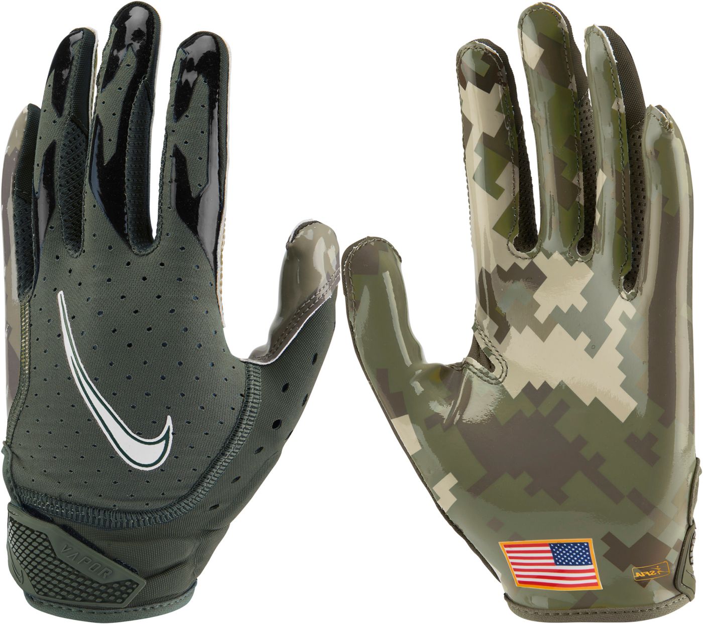 Nike camo football gloves on sale