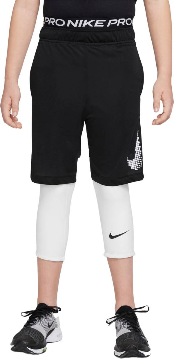 Poort gijzelaar strand Nike Boys' Pro Dri-FIT ¾ Length Tights | Dick's Sporting Goods