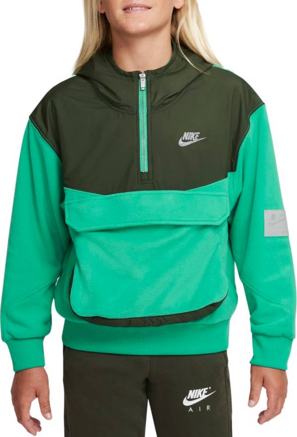 nike white and gold windbreaker