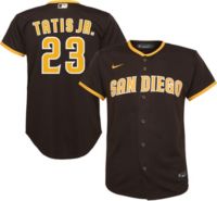 Nike Men's Replica San Diego Padres Manny Machado #13 Cool Base Brown Jersey