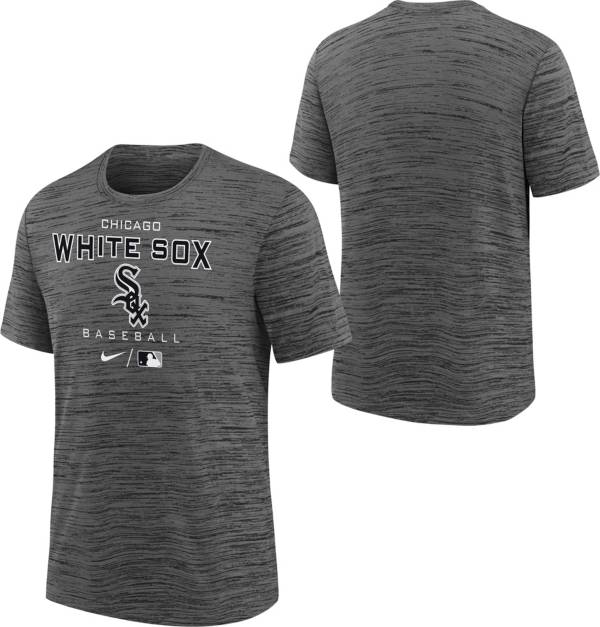 Nike Youth Boys' Chicago White Sox Dark Gray Authentic Collection Velocity T-Shirt product image