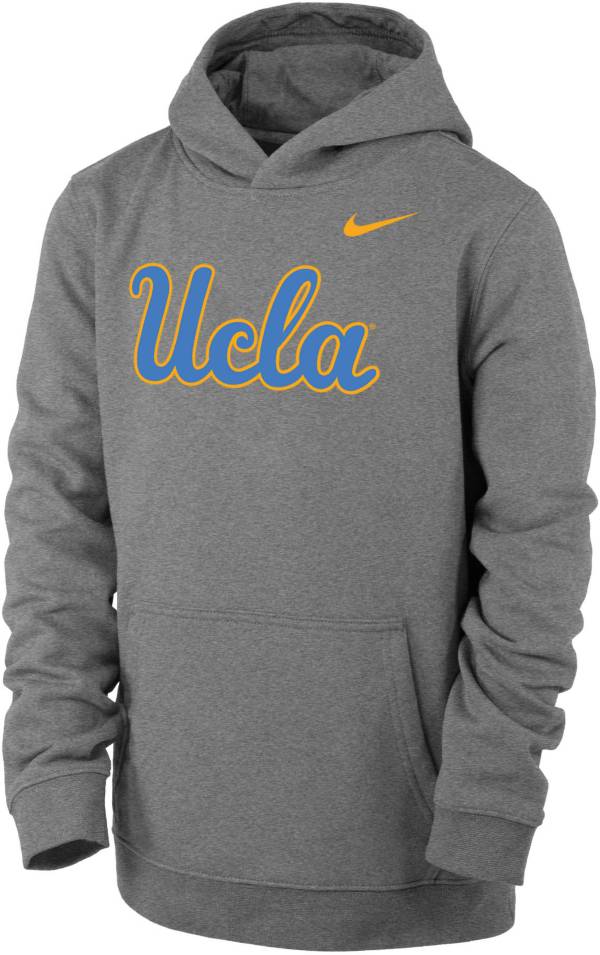 Nike Youth UCLA Bruins Grey Club Fleece Pullover Hoodie product image