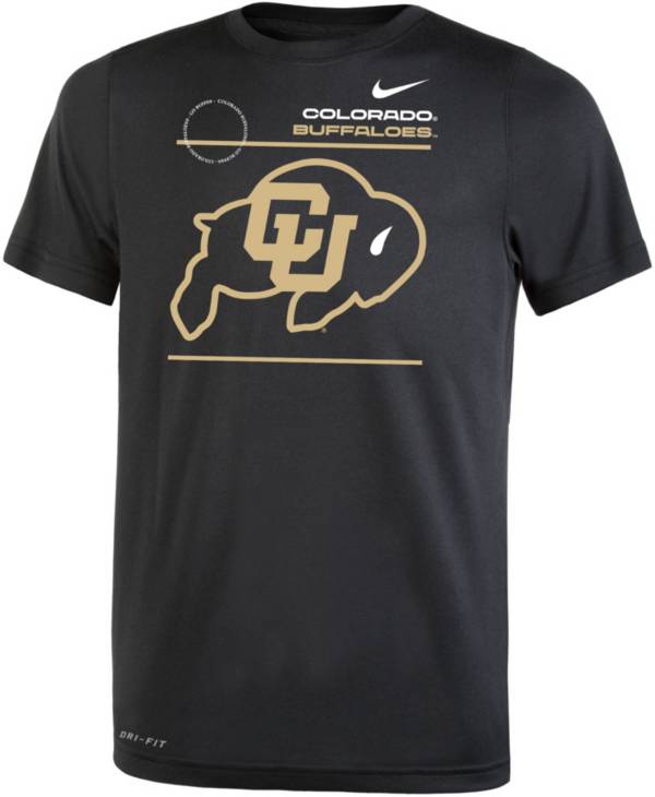 Nike Youth Colorado Buffaloes Dri-FIT Legend Black T-Shirt