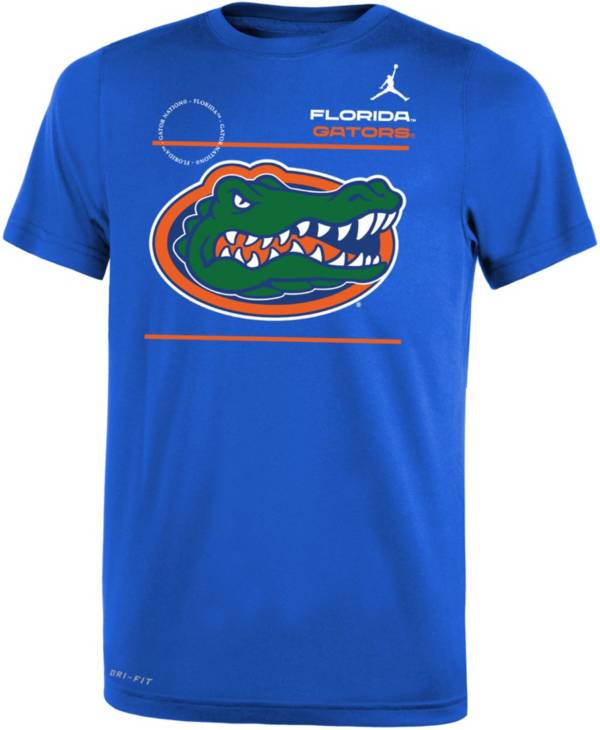 Jordan Youth Florida Gators Blue Dri-FIT Legend T-Shirt