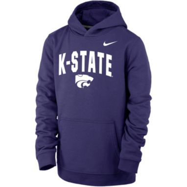 sorry, Nike Youth Kansas State Wildcats Purple Club Fleece Wordmark Pullover Hoodie is currently out of stock