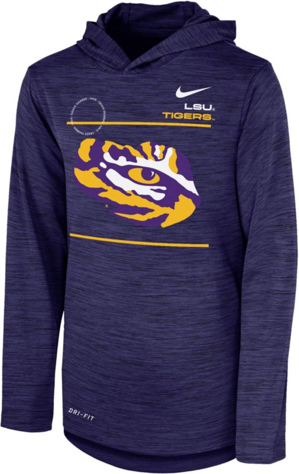 Nike Youth LSU Tigers Purple Velocity Hoodie