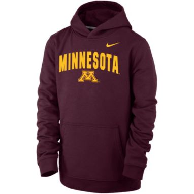 sorry, Nike Youth Minnesota Golden Gophers Maroon Club Fleece Wordmark Pullover Hoodie is currently out of stock