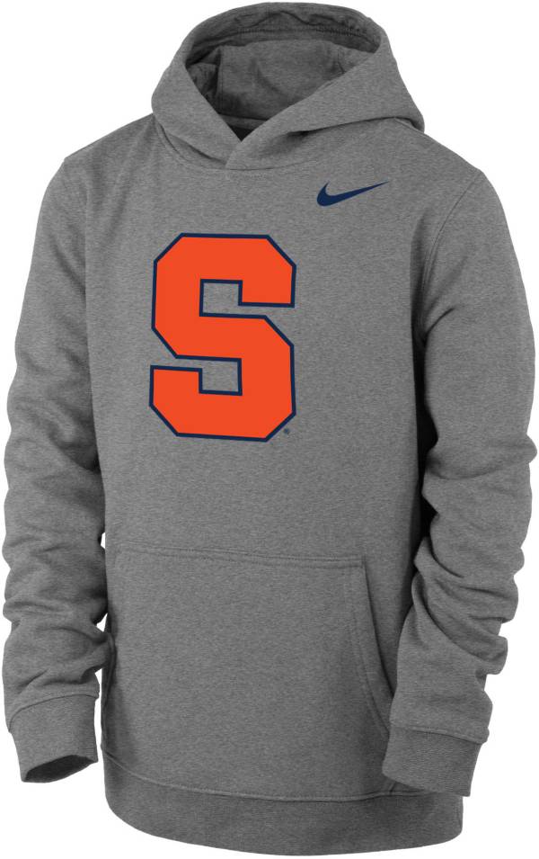 werkwoord Inactief Verkoper Nike Youth Syracuse Orange Grey Club Fleece Pullover Hoodie | Dick's  Sporting Goods