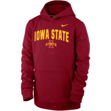 sorry, Nike Youth Iowa State Cyclones Cardinal Club Fleece Wordmark Pullover Hoodie is currently out of stock