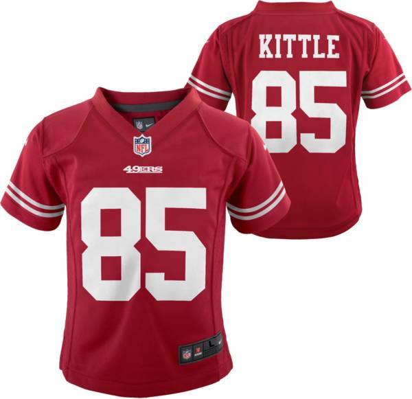 Nike Little Kid's San Francisco 49ers George Kittle #85 Red Game Jersey