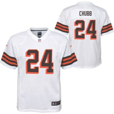 sorry, Nike Little Kid's Cleveland Browns Nick Chubb #24 Brown Game Jersey is currently out of stock
