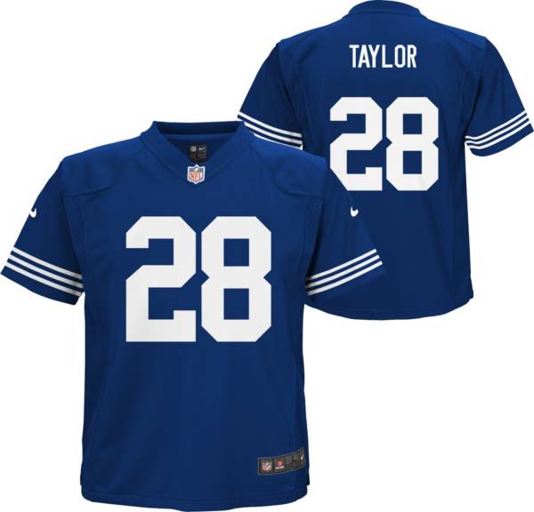 Nike Little Kid's Indianapolis Colts Jonathan Taylor #28 Blue Game Jersey