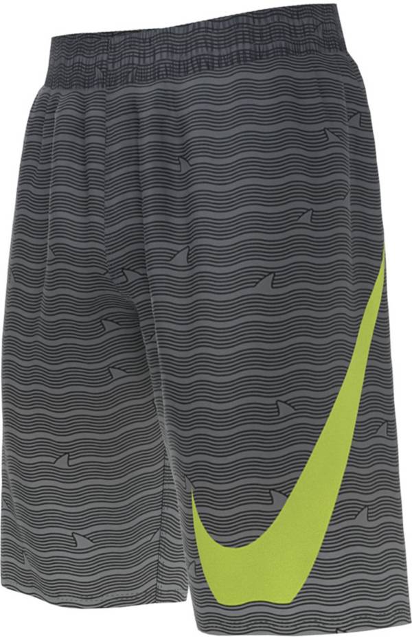 Nike Boys' Shark Stripe Breaker 8” Volley Swim Shorts