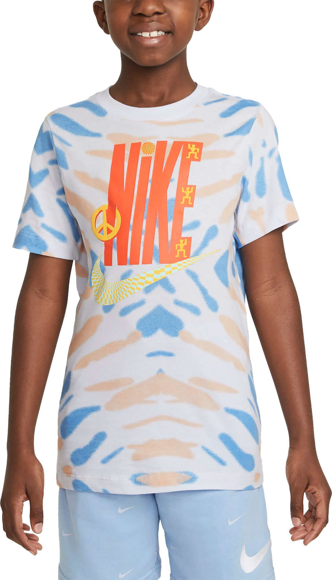 peach nike outfit
